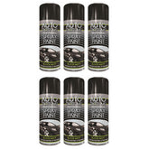 6X Auto Extreme Black Matt Spray Paint 400ml Spray Paint